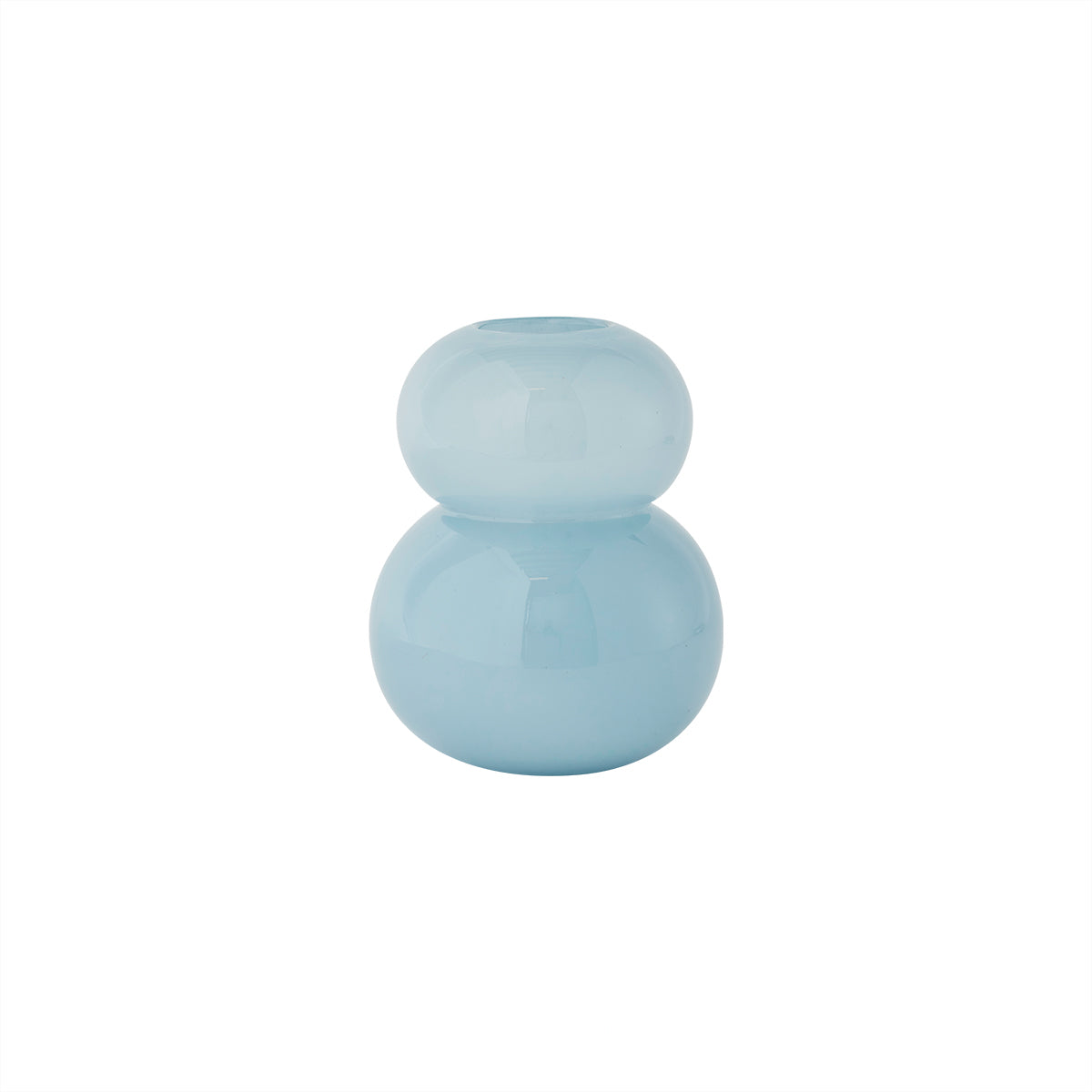 Lasi Vase Small - Iced Blue - Ø19,5 x H23 cm