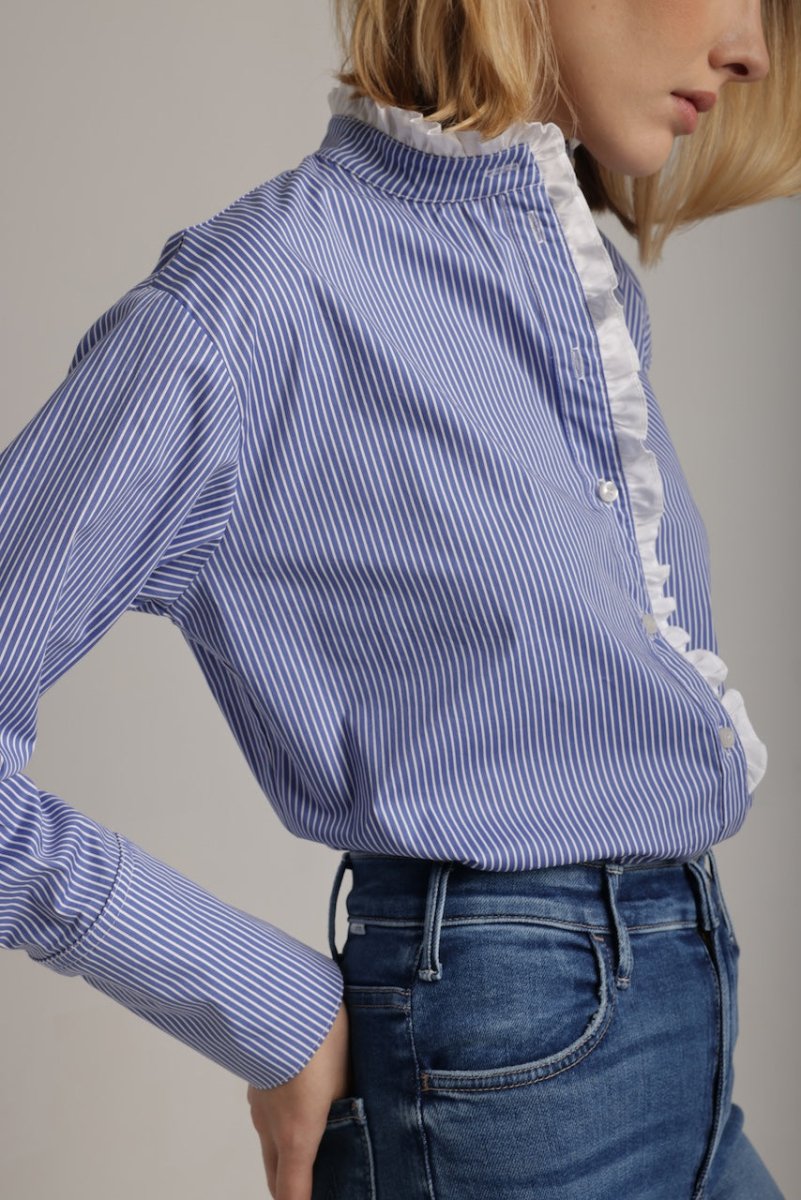 Blouse Josephine en Bleu - boutique décoration Montreal
