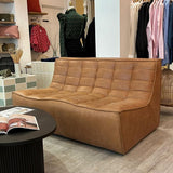 VENTE DEMO - Divan N701 en cuir 2 places - Old Saddle