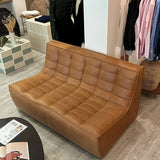 VENTE DEMO - Divan N701 en cuir 2 places - Old Saddle