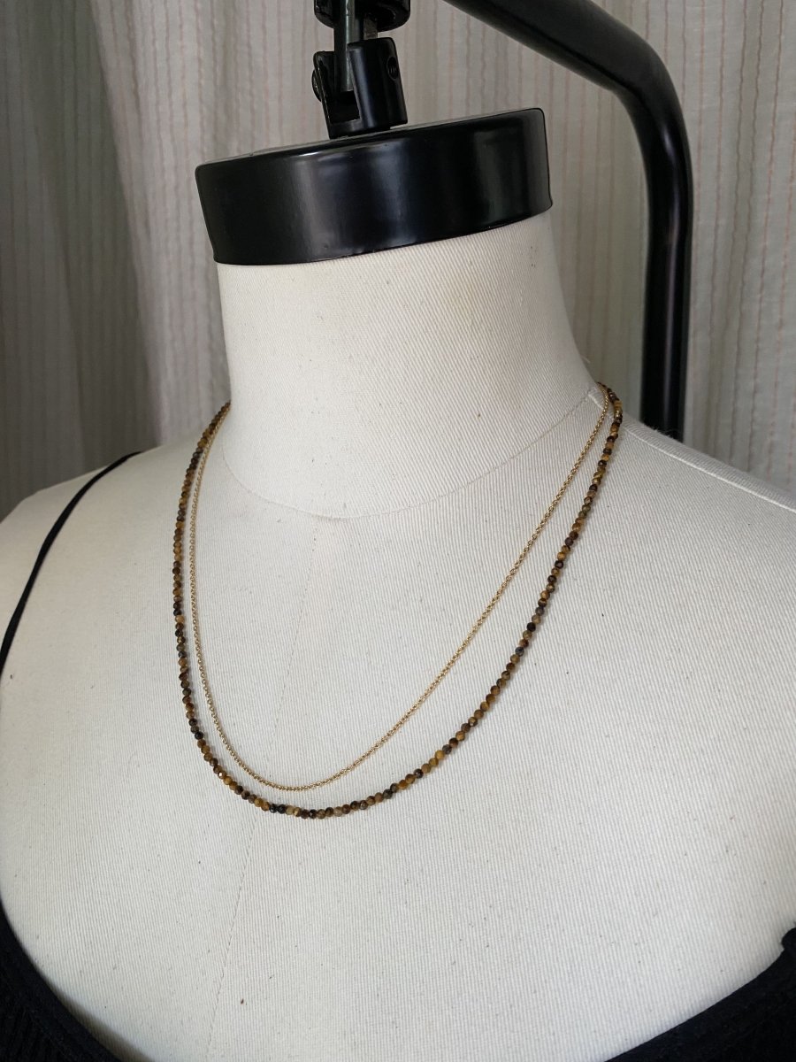 Collier - Le Double 20 - SB - Jewelry - boutique décoration Montreal