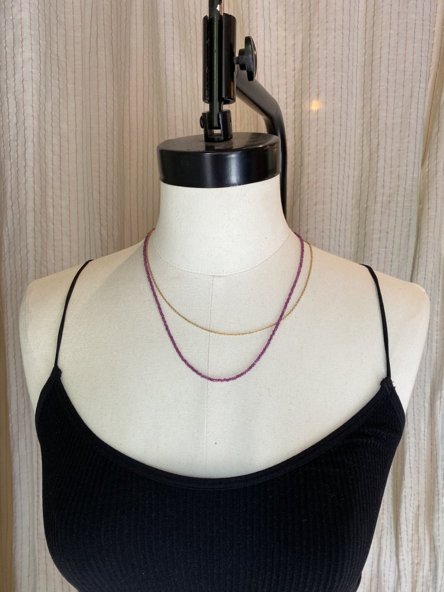 Collier - Le Double 20 - SB - Jewelry - boutique décoration Montreal