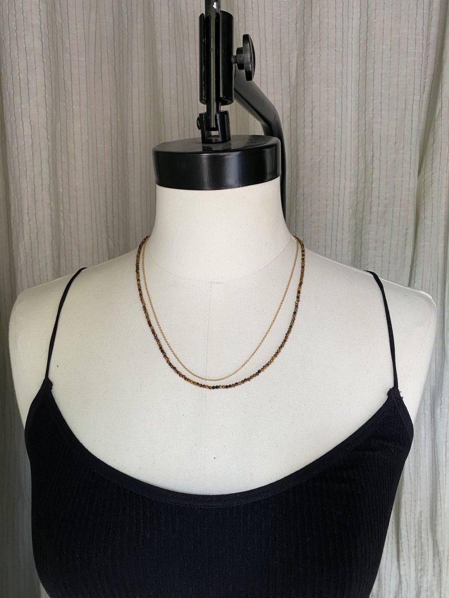 Collier - Le Double 20 - SB - Jewelry - boutique décoration Montreal