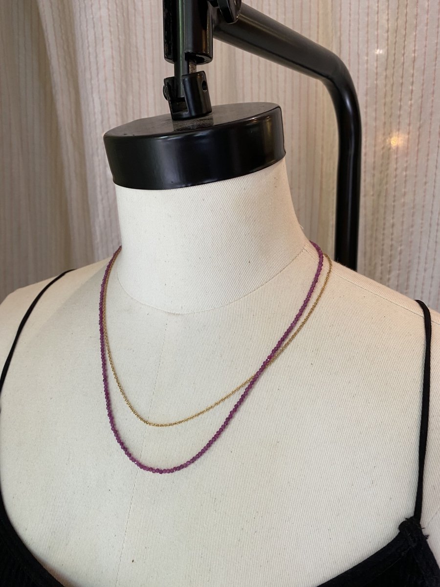 Collier - Le Double 20 - SB - Jewelry - boutique décoration Montreal