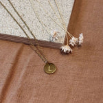 Collier Lettre - boutique décoration Montreal