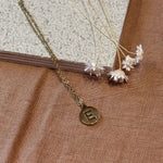 Collier Lettre - boutique décoration Montreal