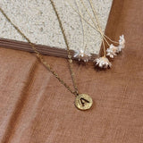 Collier Lettre - boutique décoration Montreal
