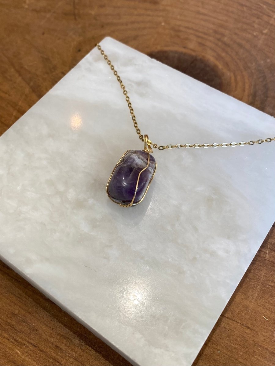 Collier Pierre Naturelle - boutique décoration Montreal