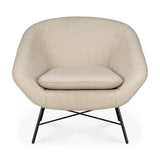 Fauteuil Barrow Blanc - boutique décoration Montreal