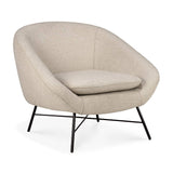 Fauteuil Barrow Blanc - boutique décoration Montreal
