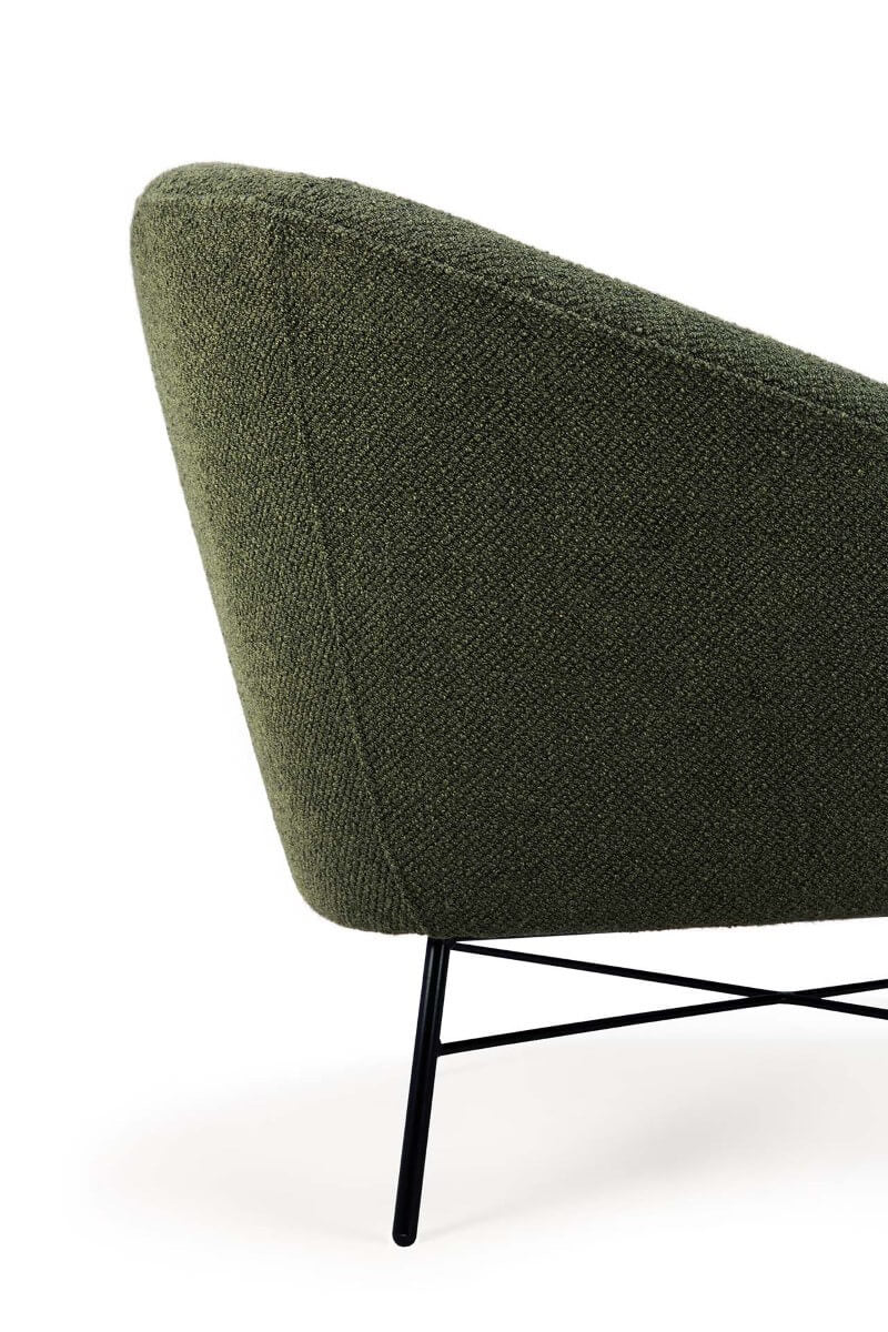 Fauteuil Barrow Vert - boutique décoration Montreal