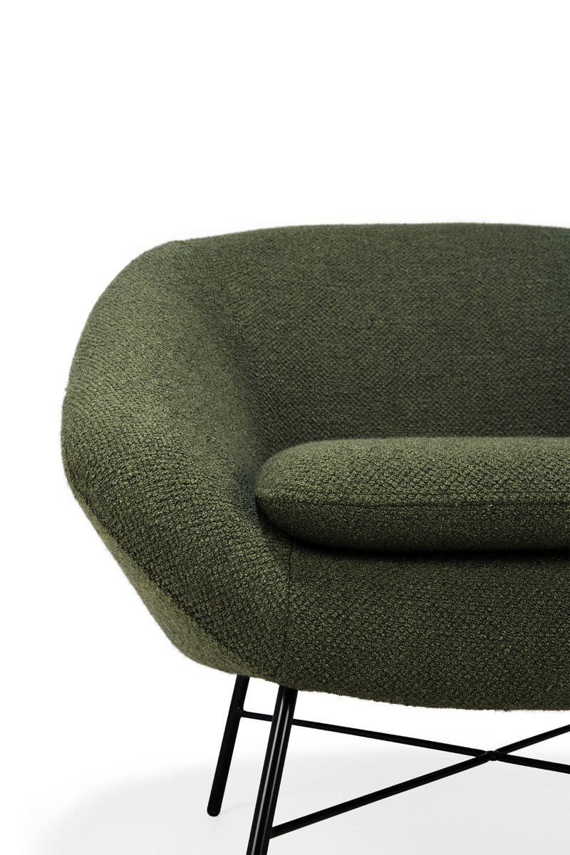 Fauteuil Barrow Vert - boutique décoration Montreal