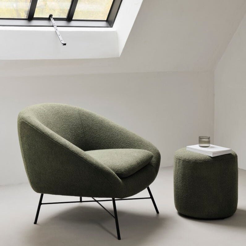 Fauteuil Barrow Vert - boutique décoration Montreal