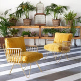 Fauteuil Croisette Honoré - Velours - PRECOMMANDE