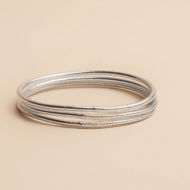 Kumali Bracelet Mince Mantra - Argent Mince - boutique décoration Montreal