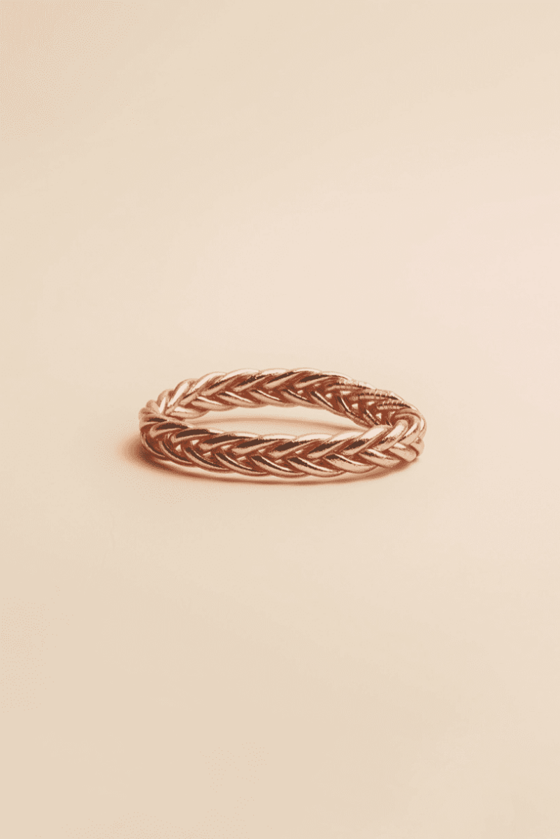 Kumali Bracelet Tressé - Champagne - boutique décoration Montreal