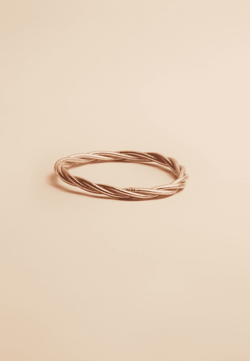 Kumali Bracelet Twist Mantra - Champagne - boutique décoration Montreal