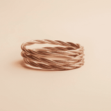 Kumali Bracelet Twist Mantra - Champagne - boutique décoration Montreal