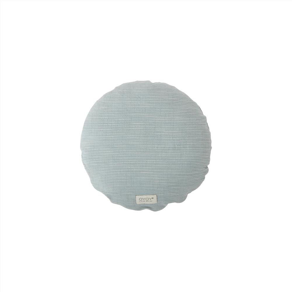 Kyoto Cushion Round - Dusty Blue - Cushion - boutique décoration Montreal