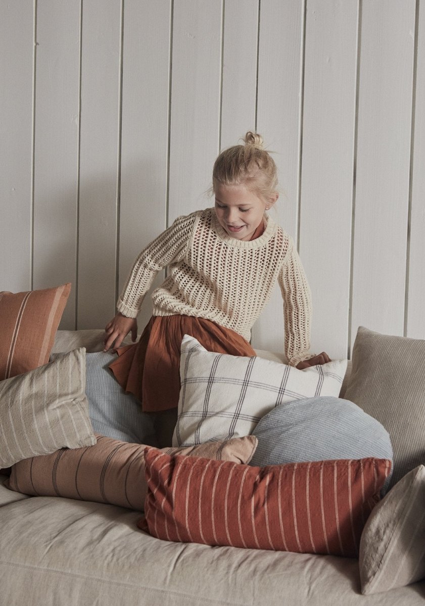 Kyoto Cushion Square - Offwhite - Cushion - boutique décoration Montreal