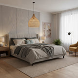 luminaire bawang en rotin, luminaire suspendu