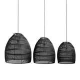 Suspension Lune Noir