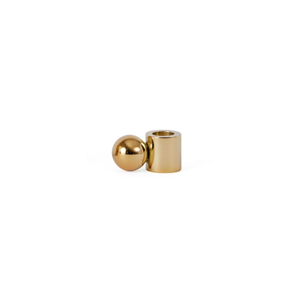 Palloa Candleholder - Low - Brass - Candleholder - boutique décoration Montreal