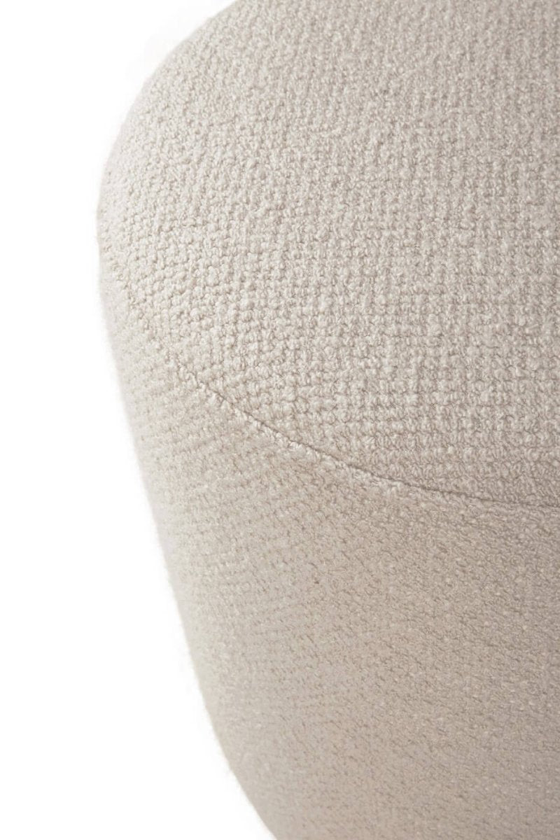 Pouf Barrow - Blanc - boutique décoration Montreal