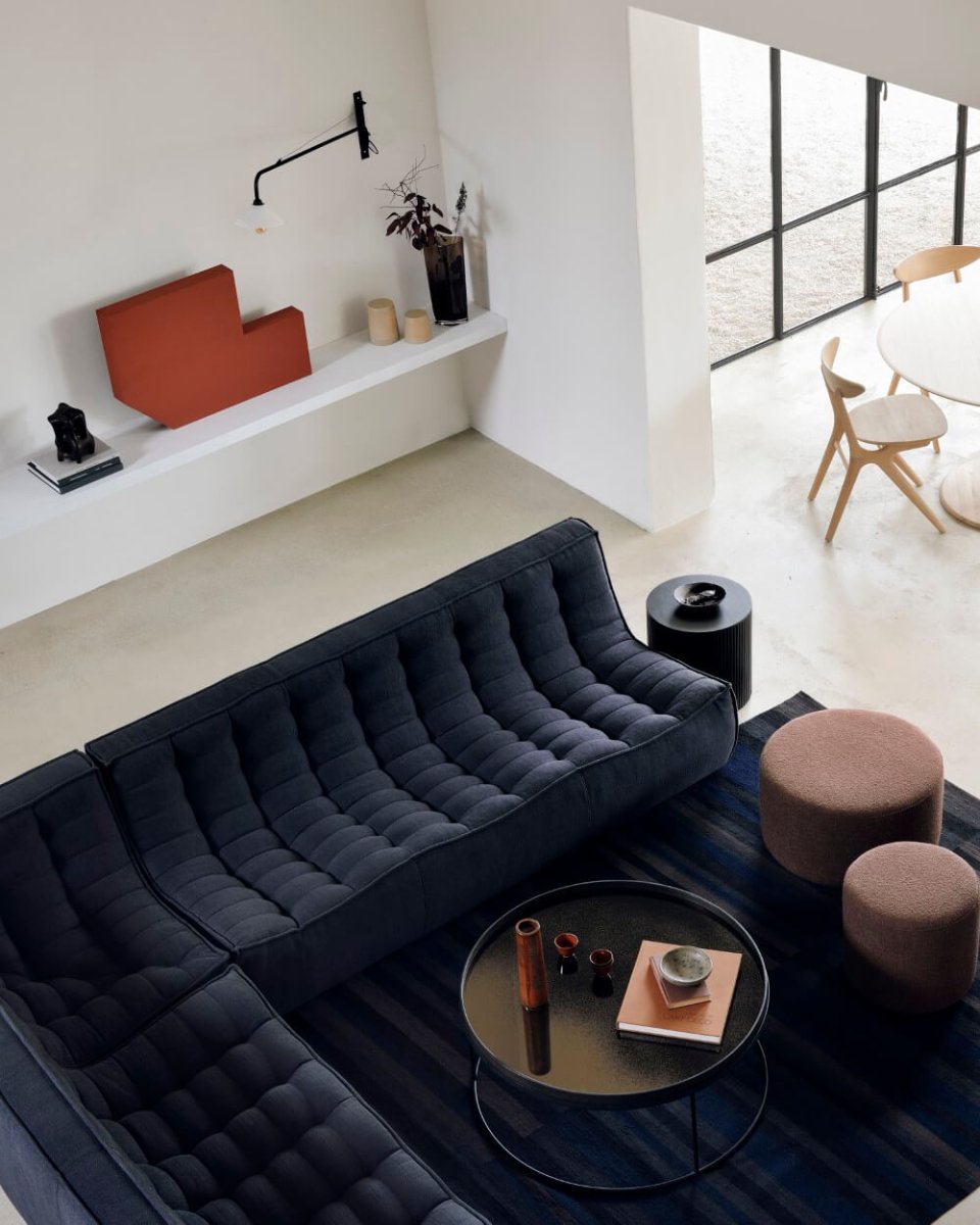 Pouf Barrow - Cuivre - boutique décoration Montreal