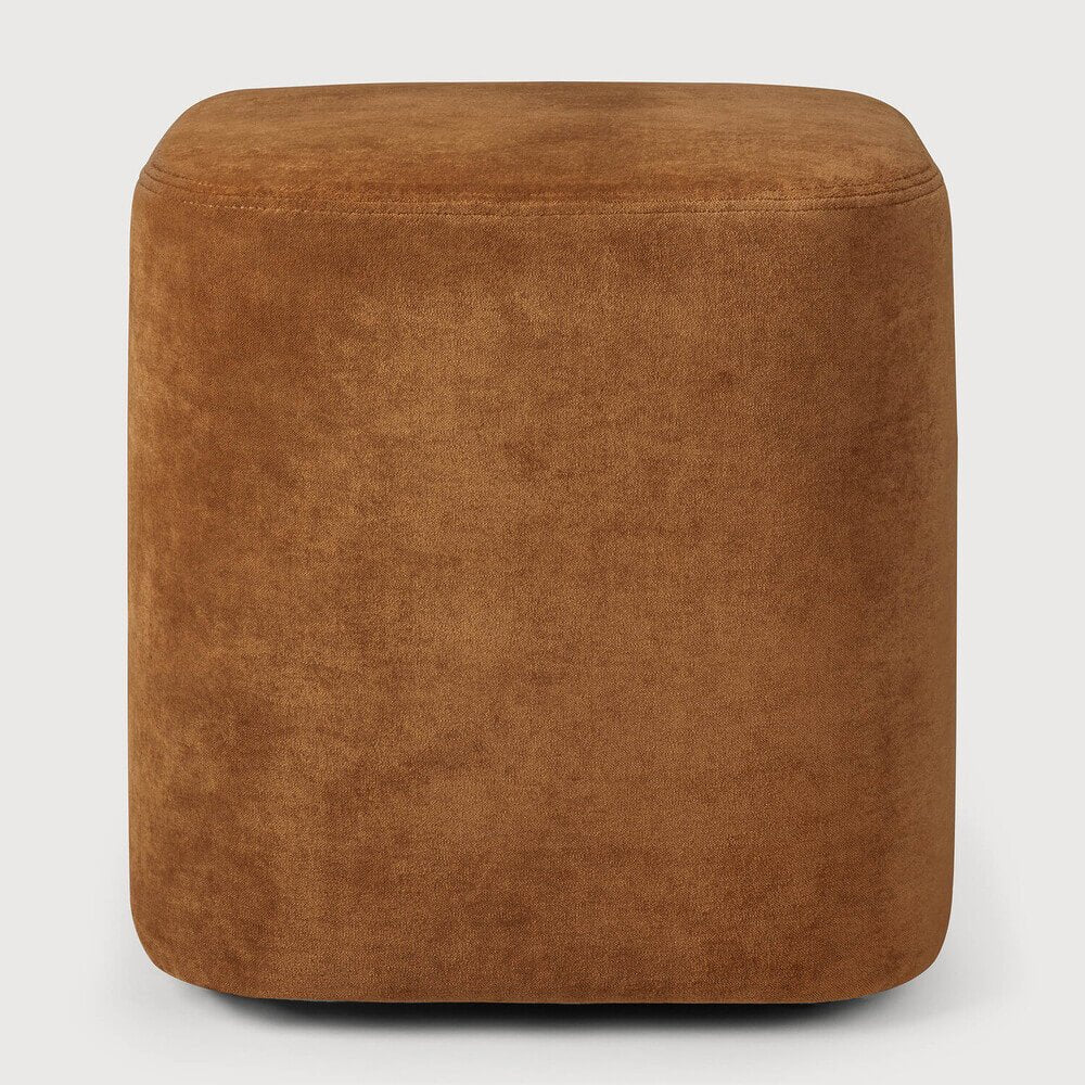 Pouf Cube - Canelle - boutique décoration Montreal