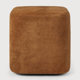 Pouf Cube - Canelle - boutique décoration Montreal