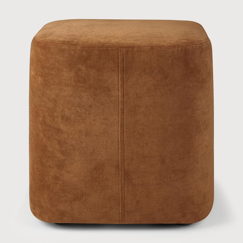 Pouf Cube - Canelle - boutique décoration Montreal