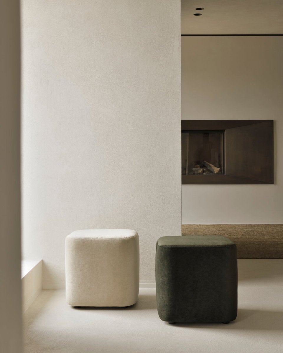 Pouf Cube - Foret - boutique décoration Montreal