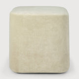 Pouf Cube - Sable - boutique décoration Montreal