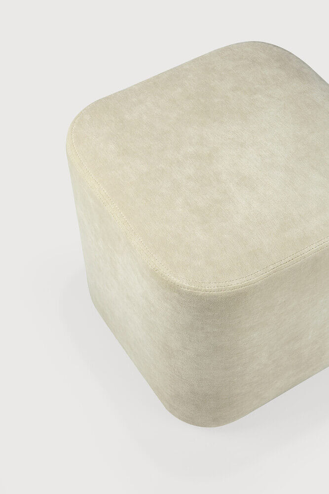Pouf Cube - Sable - boutique décoration Montreal
