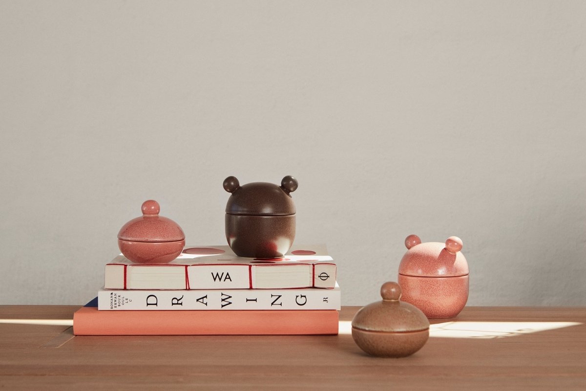 Saga Bonbonniere - High - Camel - Jar - boutique décoration Montreal