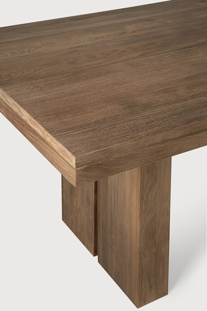 Table rallonge double - Teck - boutique décoration Montreal