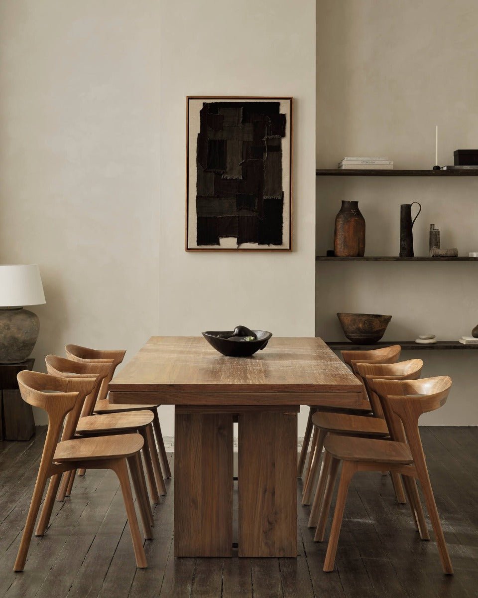 Table rallonge double - Teck - boutique décoration Montreal
