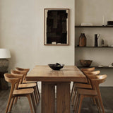 Table rallonge double - Teck - boutique décoration Montreal
