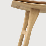 Tabouret de comptoir cuir Cognac - Oak Osso - boutique décoration Montreal