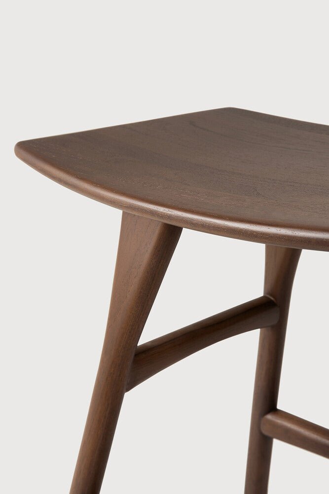 Tabouret de comptoir - Teck Osso - boutique décoration Montreal