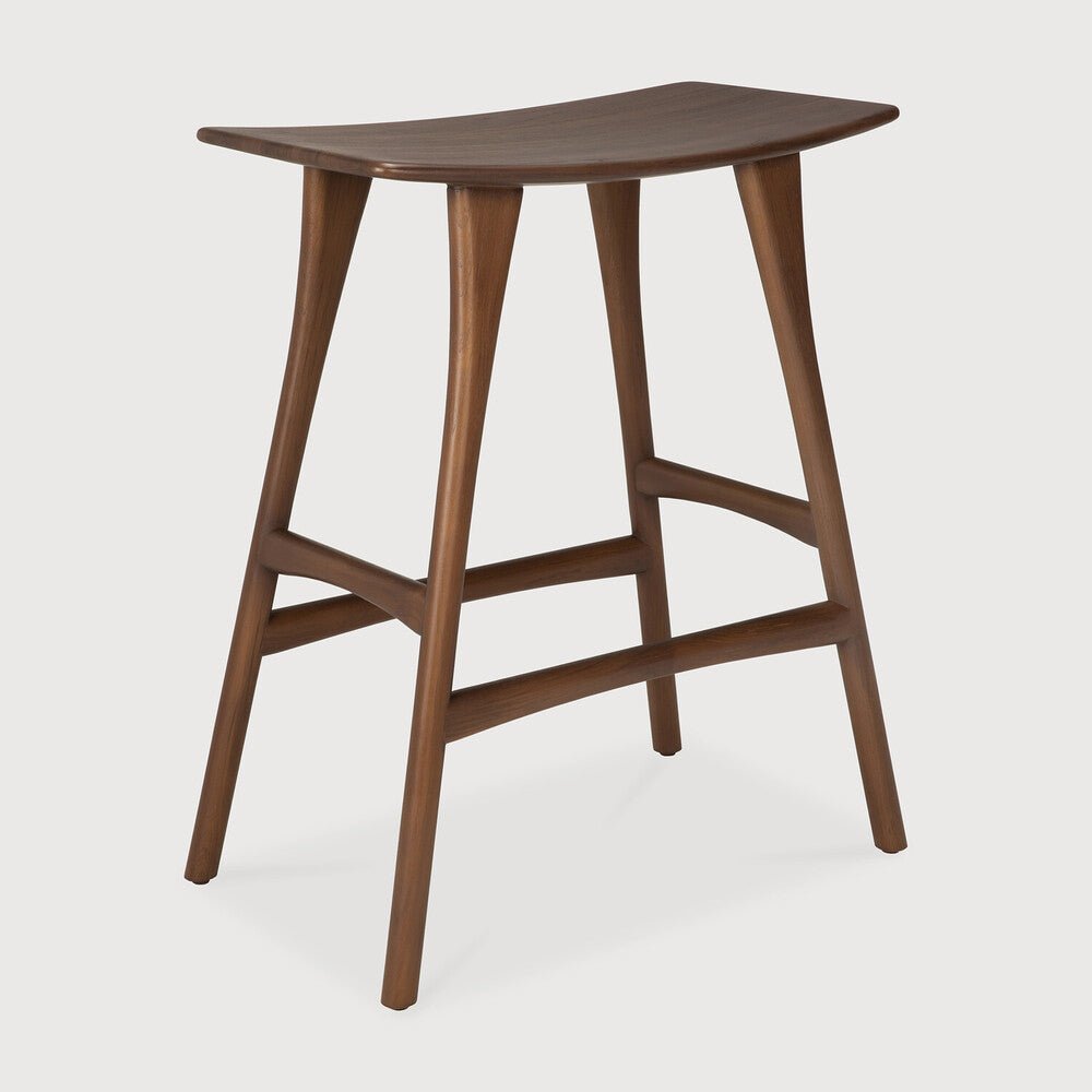 Tabouret de comptoir - Teck Osso - boutique décoration Montreal