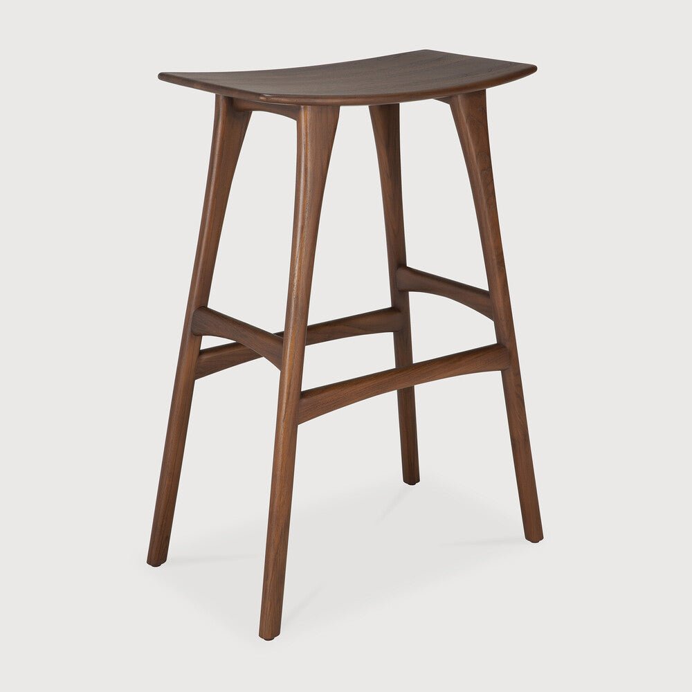 Tabouret de comptoir - Teck Osso - boutique décoration Montreal