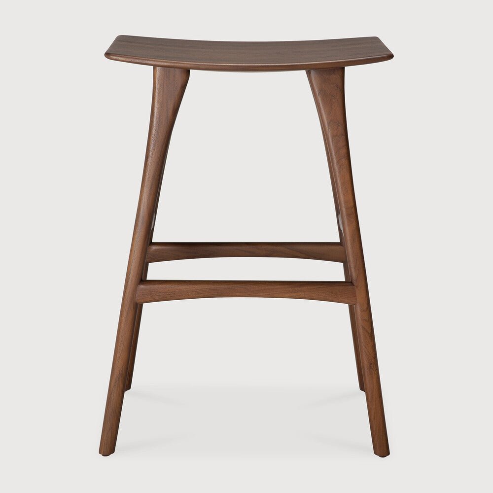 Tabouret de comptoir - Teck Osso - boutique décoration Montreal