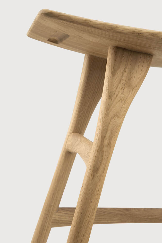 Tabouret Osso - Chêne - boutique décoration Montreal