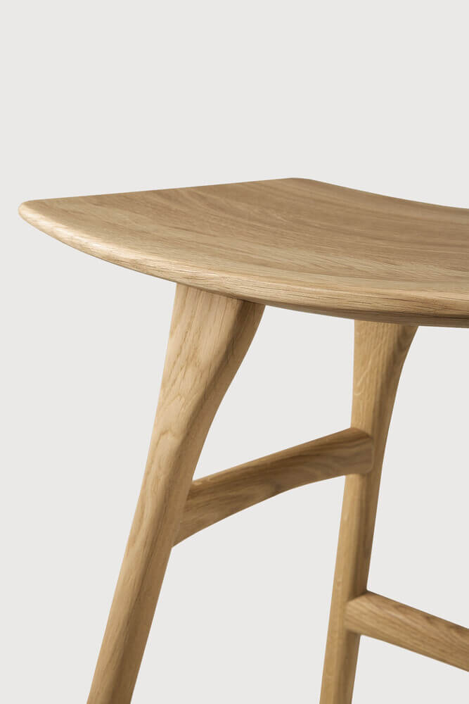 Tabouret Osso - Chêne - boutique décoration Montreal