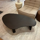 VENTE DEMO - Table basse Boomerang en acajou - boutique décoration Montreal
