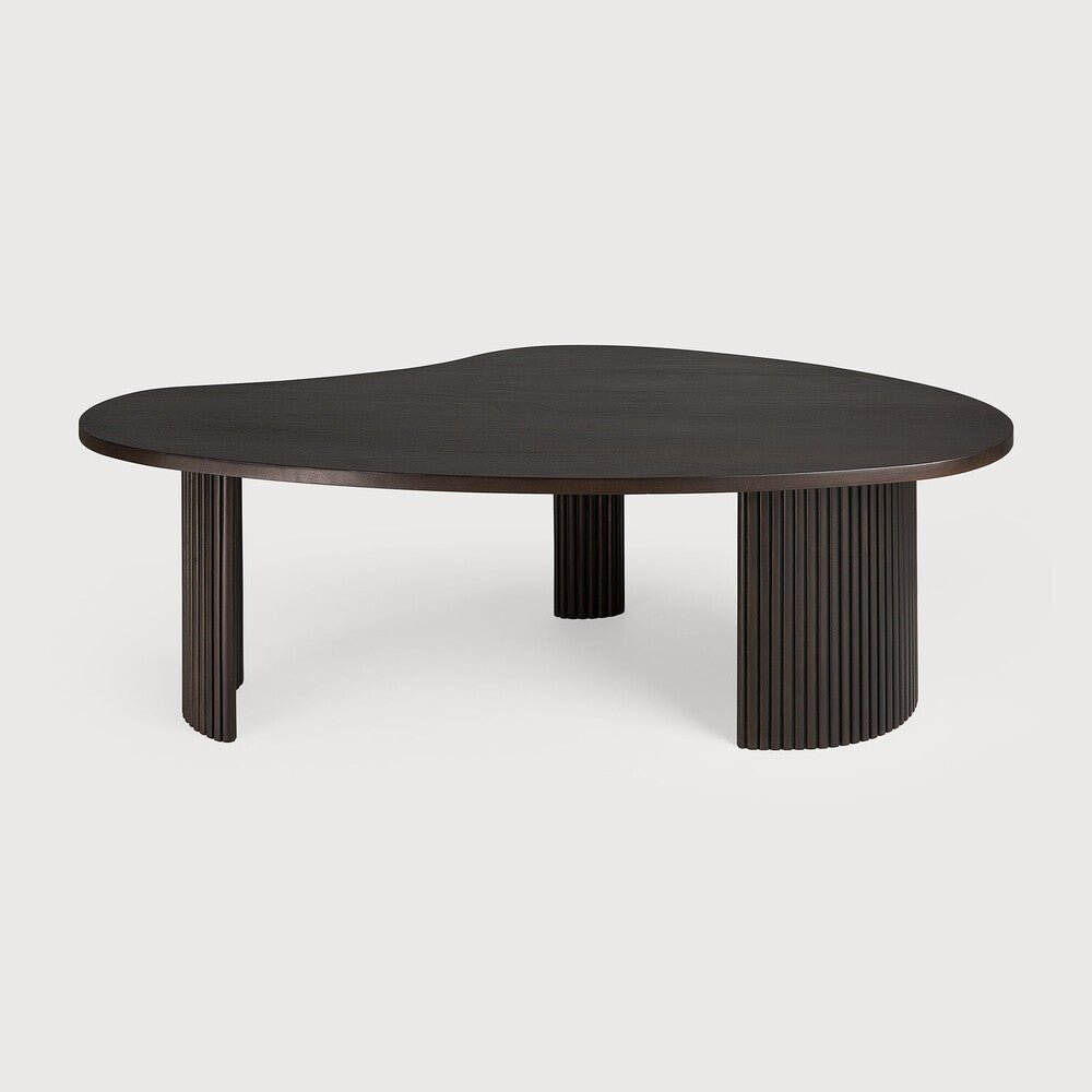VENTE DEMO - Table basse Boomerang en acajou - boutique décoration Montreal