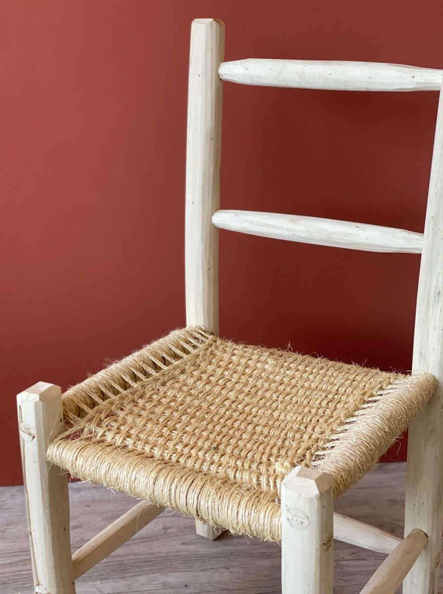 Chaise enfant en bois d'Olivier - General - boutique décoration Montreal