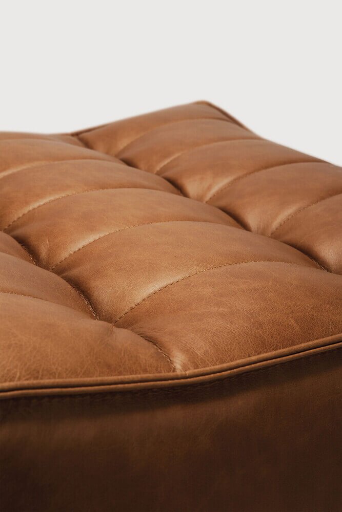 Divan N701 en cuir - Old Saddle - boutique décoration Montreal